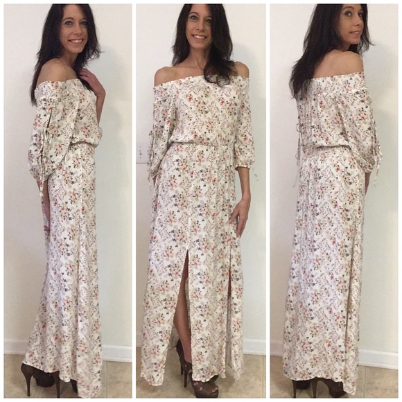 Floral Off the Shoulder Dress - Picture 5 of 6